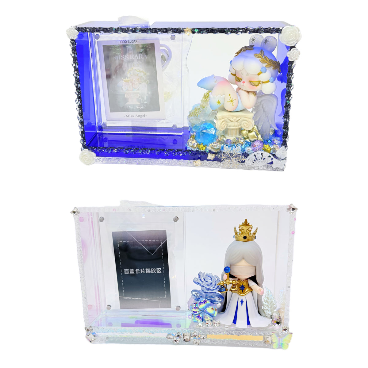 【20%OFF ONLY】Handmade Acrylic Iridescent Light-up Photo Frame with Cream Glue, Doll DIY-Kosbling Blind Bag