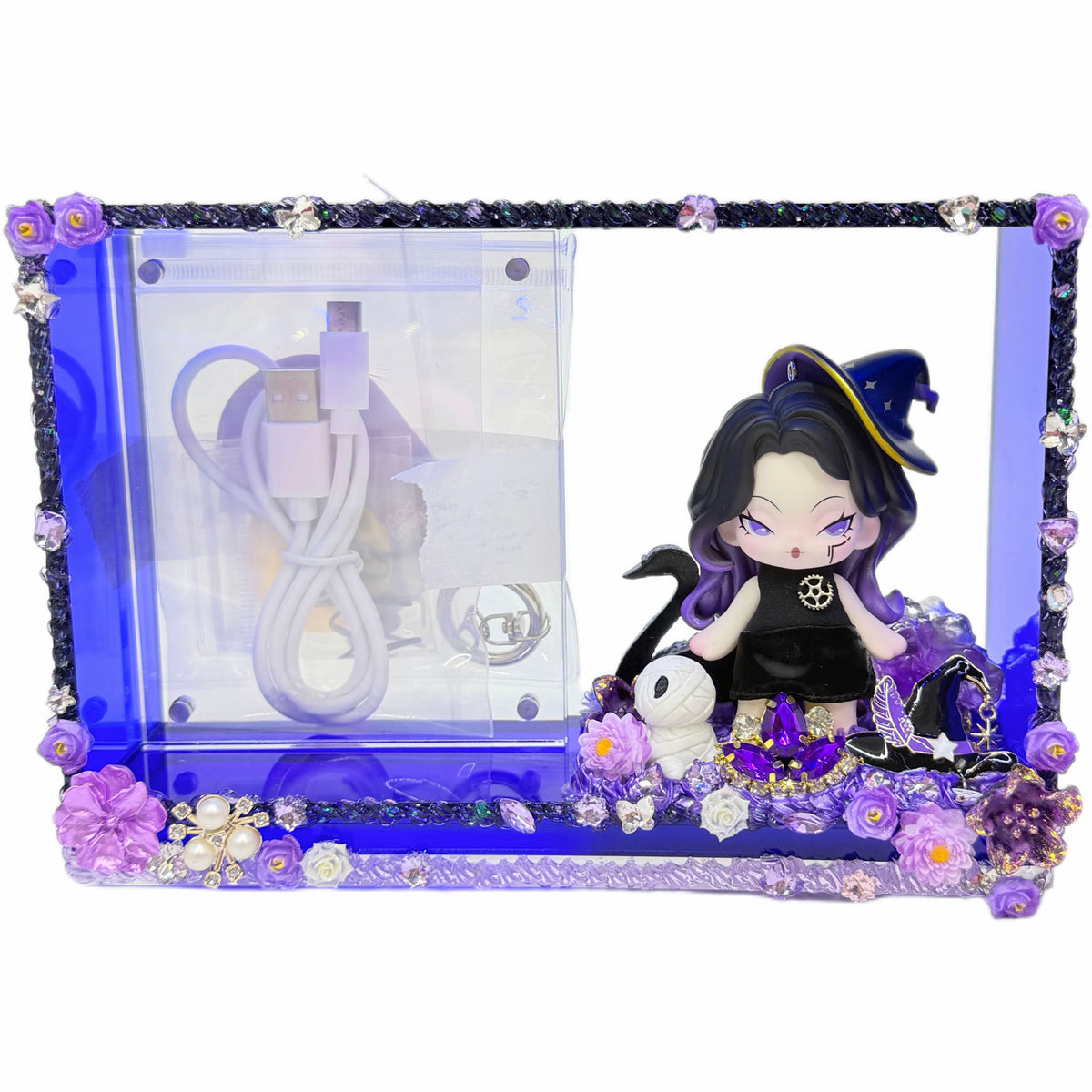 【20%OFF ONLY】Handmade Acrylic Iridescent Light-up Photo Frame with Cream Glue, Doll DIY-Kosbling Blind Bag
