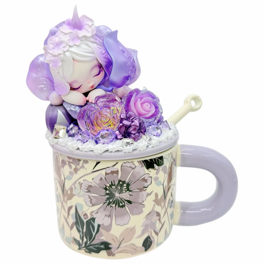 【20% OFF ONLY】Handmade Ceramic Mug with Cream Glue Doll Diy - Kosbling Handmade Blind Bag