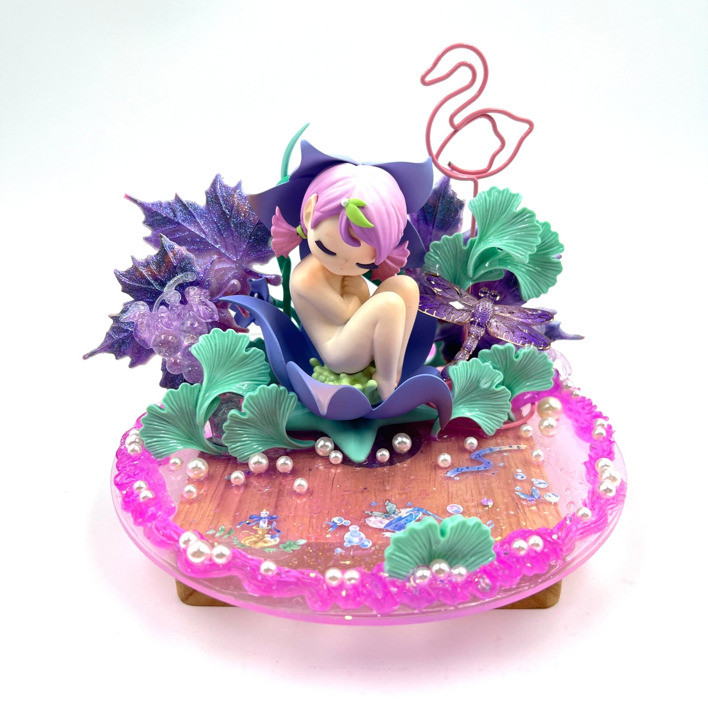 Night Light Stand - Sleep Flower Elves - Cream Glue