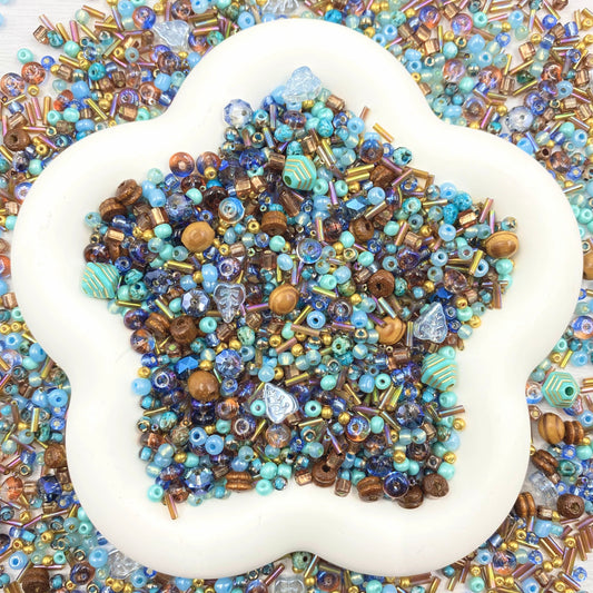 Ocean Breeze Seed Beads Mix for Jewelry-BD