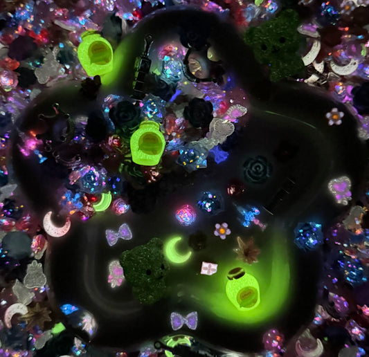 Queens Teddy Nail Charm+Metal Mix - NailC-N2010