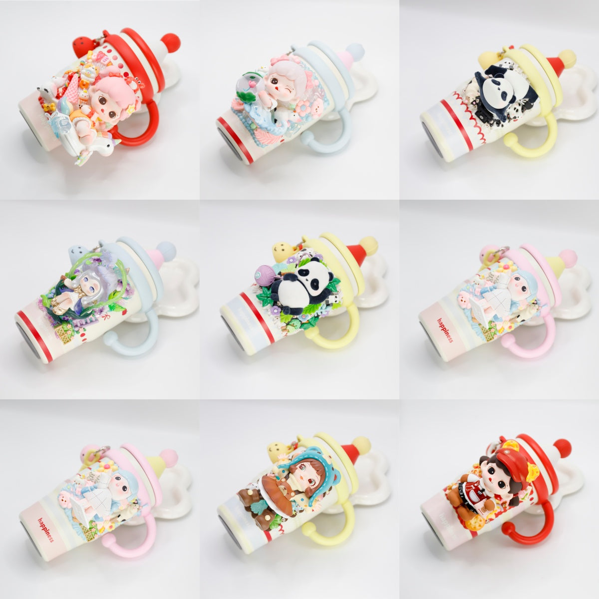 Kosbling Handmade Cream Glue Doll Cup