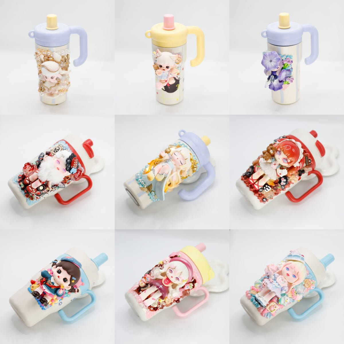 Kosbling Handmade Cream Glue Doll Cup