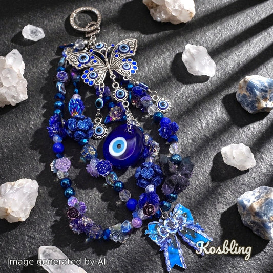 Blue Dream - Nail & Beads Mix-glow(miki)- NailC