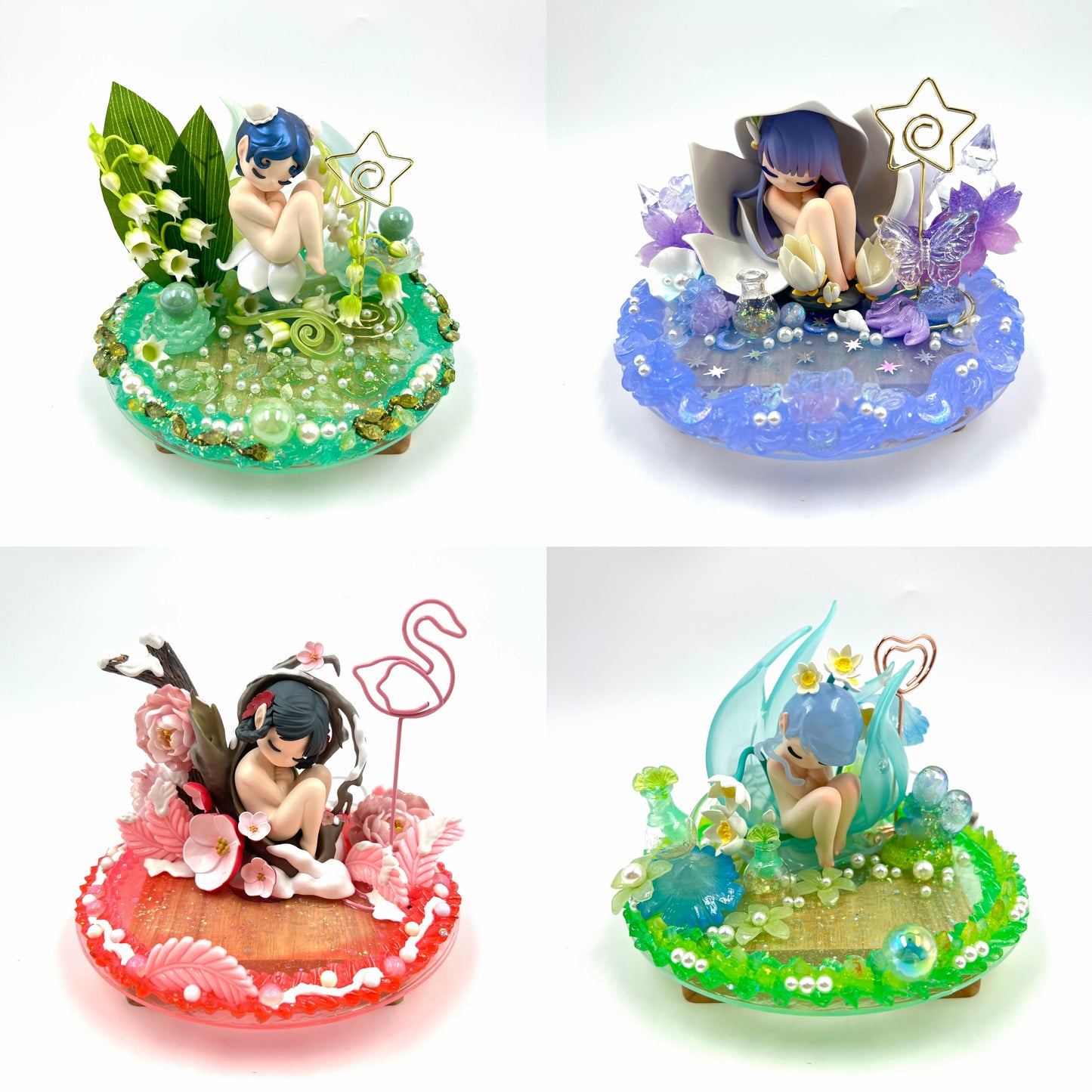 Night Light Stand - Sleep Flower Elves - Cream Glue