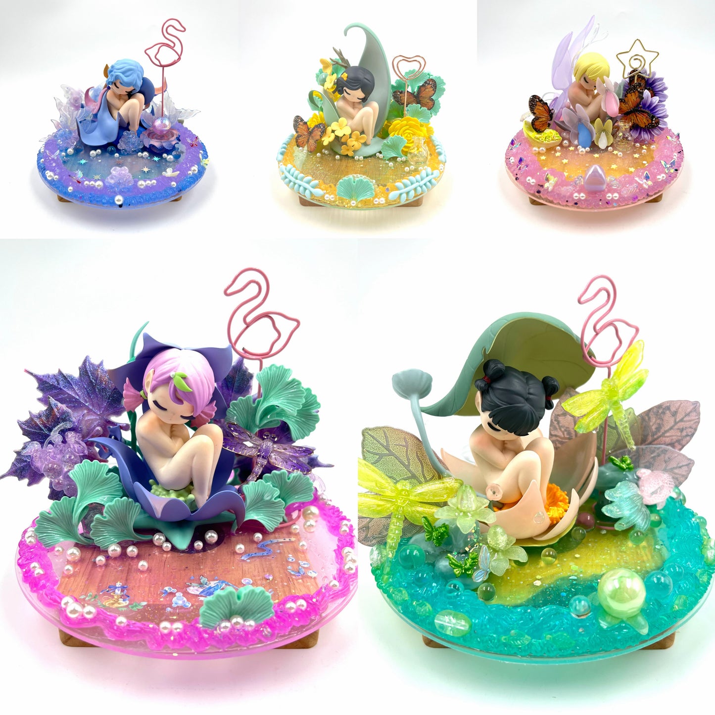 Night Light Stand - Sleep Flower Elves - Cream Glue