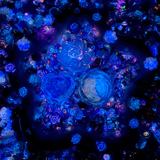 Blue for You Nail Charm+ Rose Mix-glow - glow(Miki)- FC1