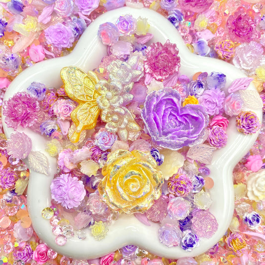 Butterfly Serenade - Nail Charm + Rose Mix - glow(Miki)-FC1