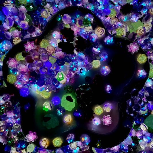 Grape Escape-glow(miki)- NailC-N1044