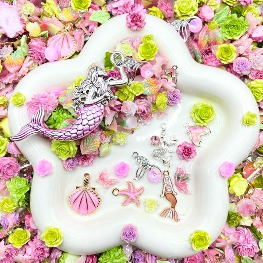 Mermaid Spring - Nail Charm+Metal Mix-glow(Miki) - Nail-NC