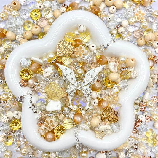 【Buy One Get One Equal Volume For Free】Golden Butterfly - Beads Mix for Bracelet-BD