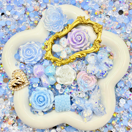 Glacial Wonderland - Rose Bouquet Mix - glow