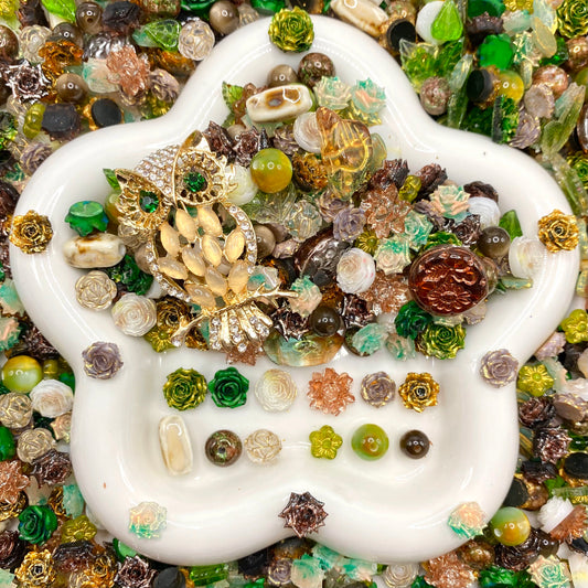 Emerald Woods -Nail & Beads Mix-glow(miki)- NailC