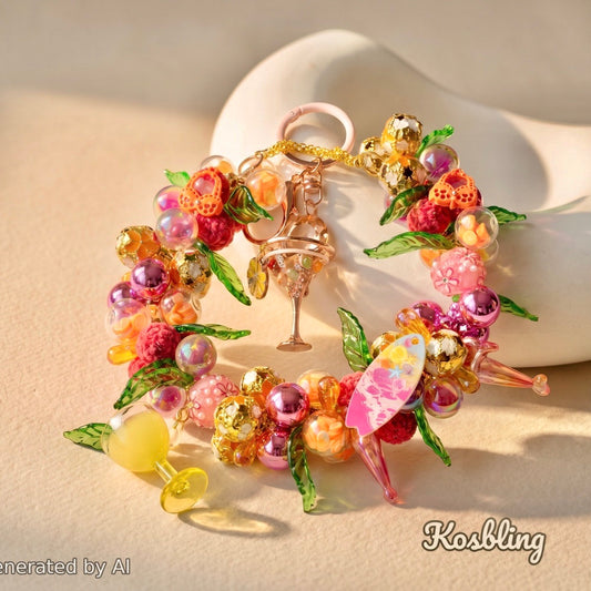 【Buy One Get One Equal Volume For Free】Tropical Beads Mix For Keychains(Miki)-BD