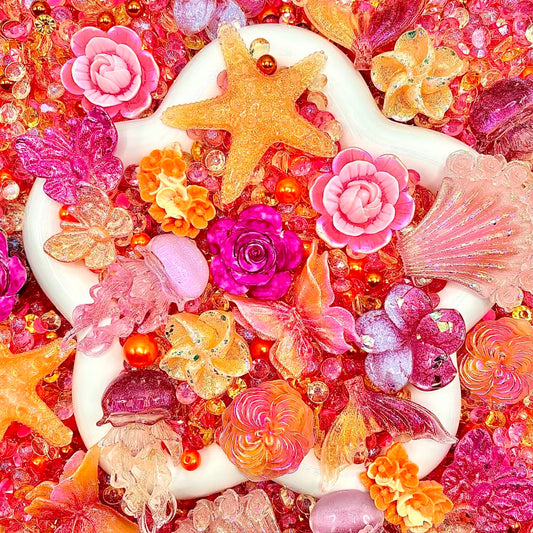 【Buy One Get Equal Volume for Free】Coral Sea Rose Bouquet Mix - glow