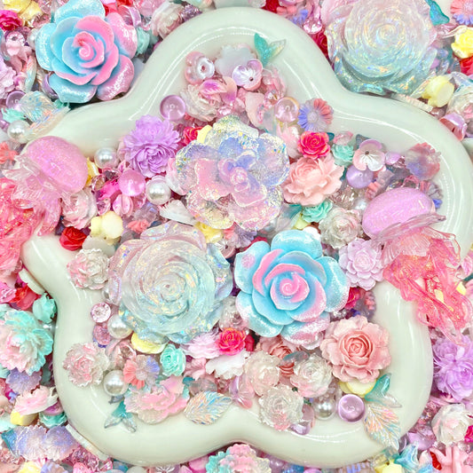 Deep Sea Dreams - Nail Charm + Rose Mix-glow(Miki)- FC1
