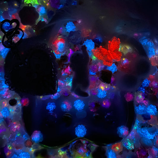 Kitty Paws - Nail & Beads Mix-glow(miki)- NailC
