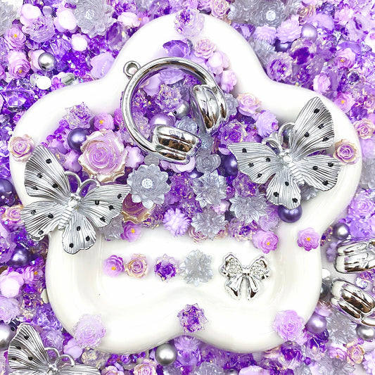 Lilac Bliss - Nail Charm Mix glow(miki)- NailC