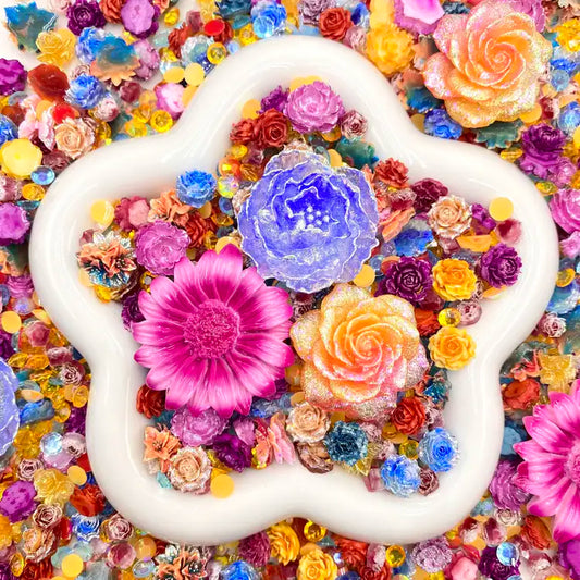 Flower Power - Nail charm+Rose Mix-glow(Miki)- FC1