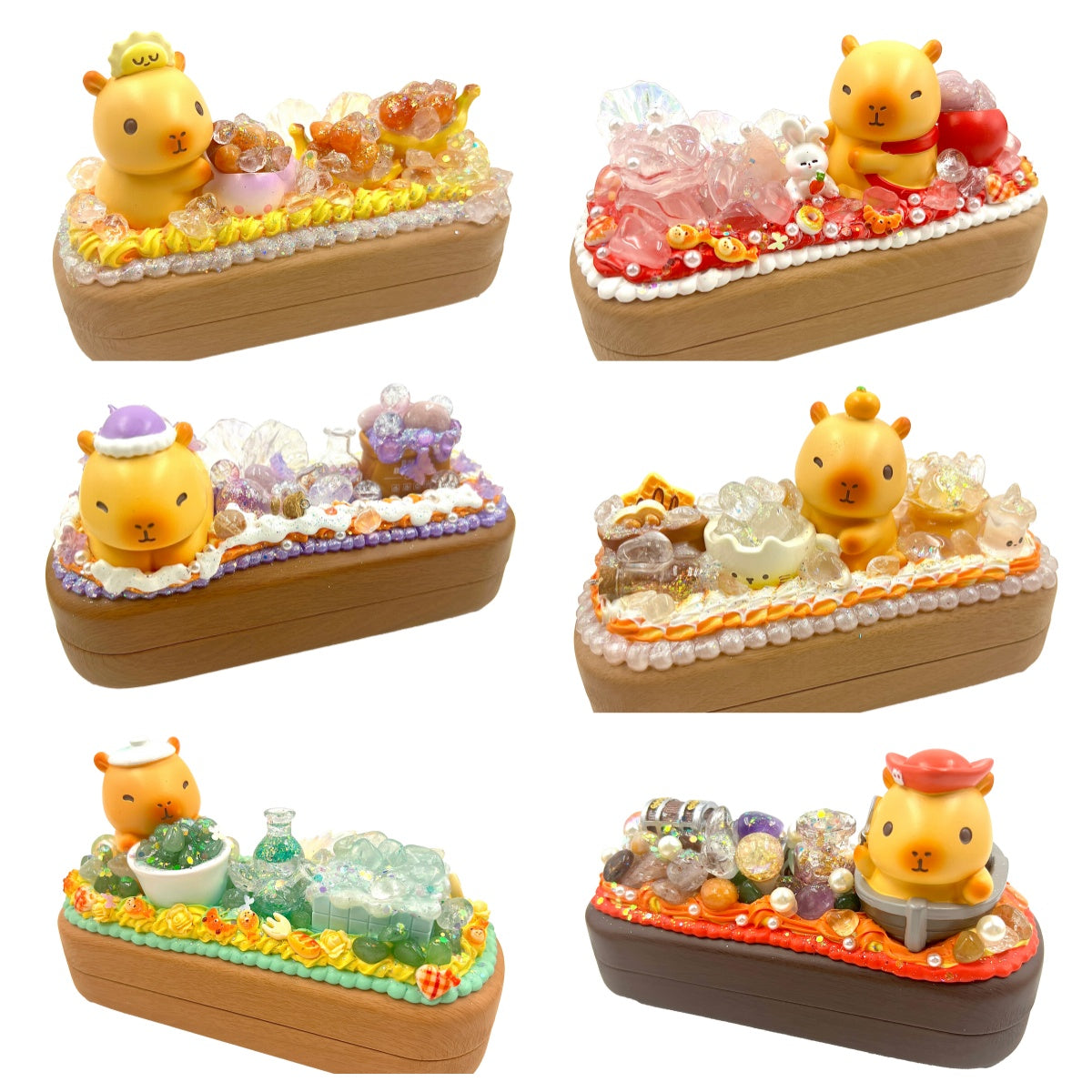 Glass Case - Kosbling Handmade - Cream Glue