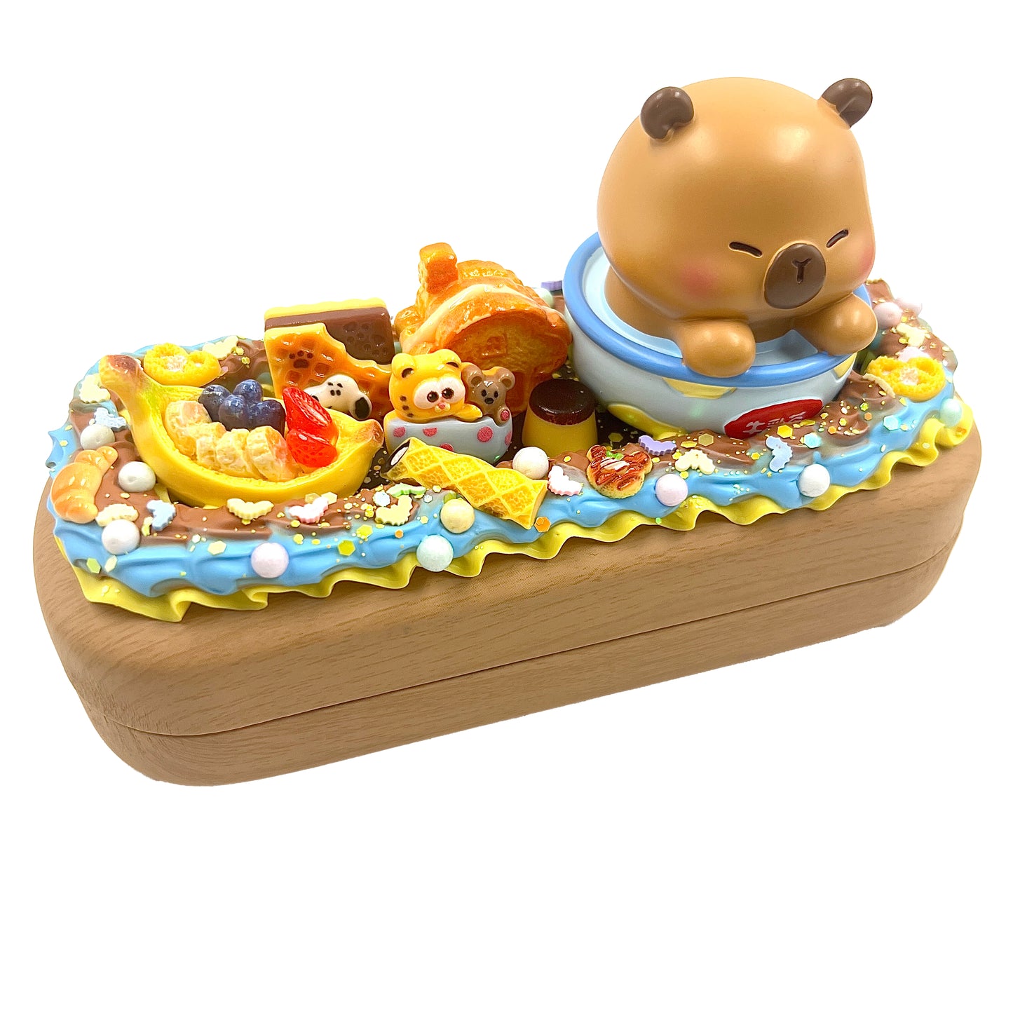 Glass Case - Kosbling Handmade - Cream Glue