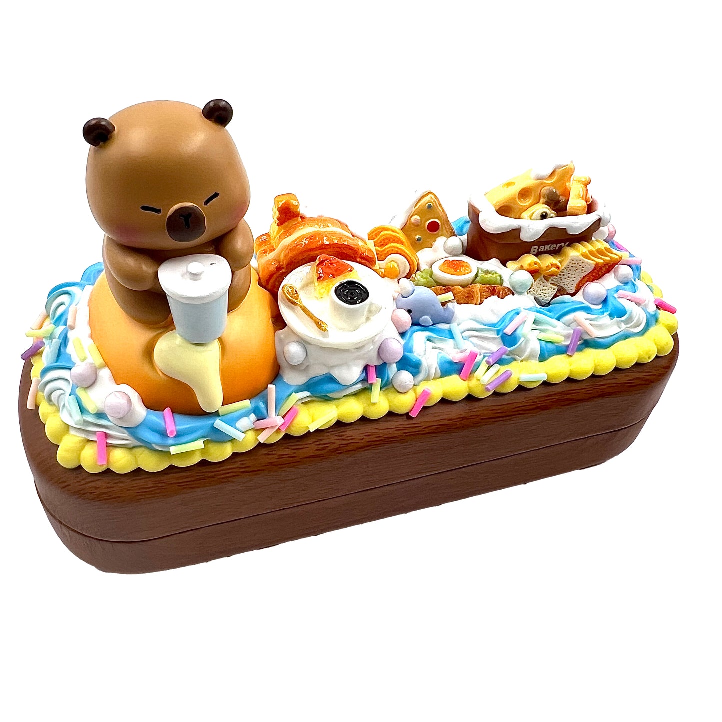 Glass Case - Kosbling Handmade - Cream Glue