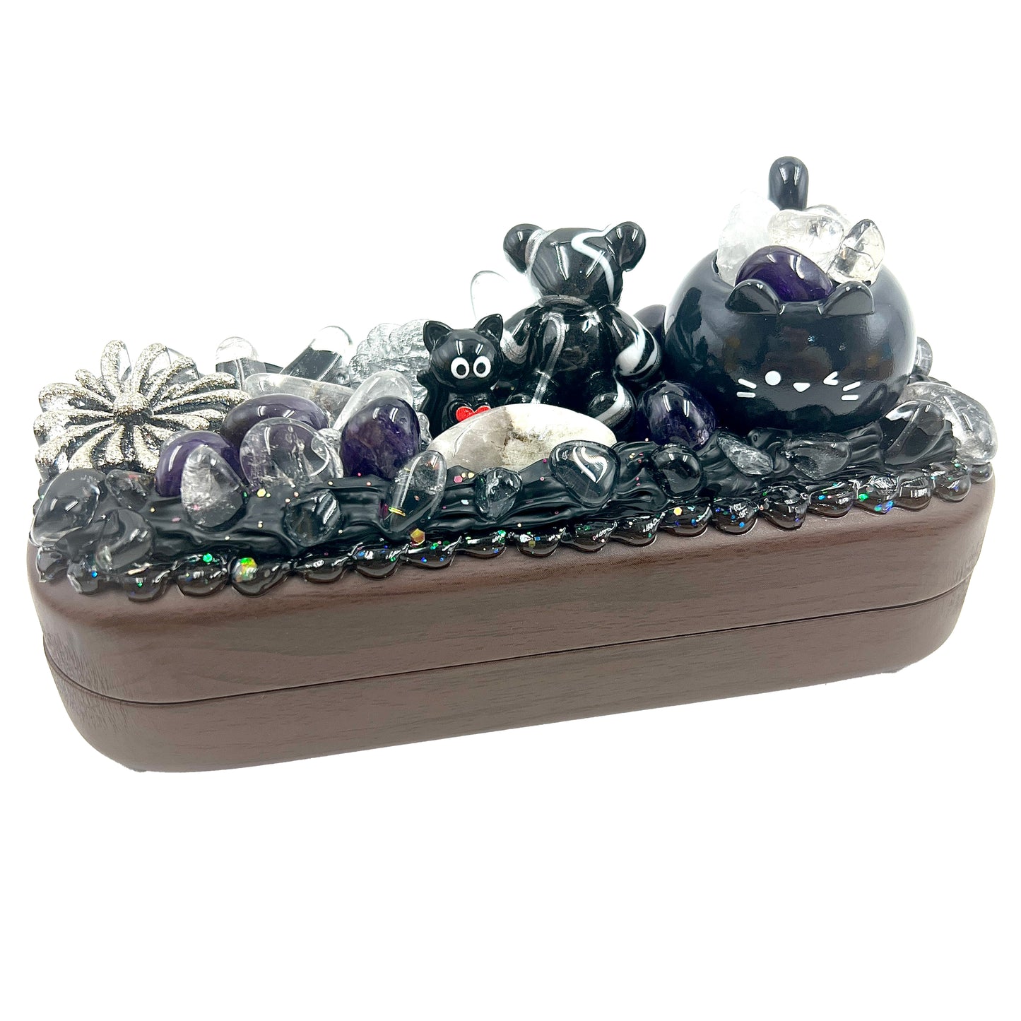 Glass Case - Kosbling Handmade - Cream Glue