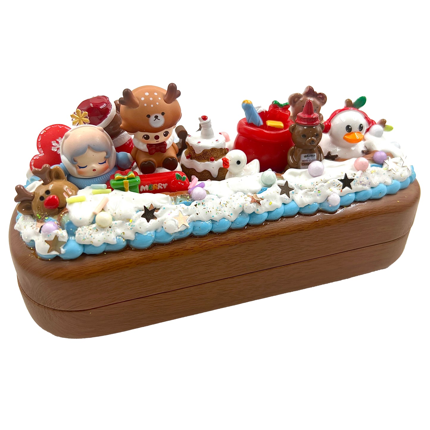 Glass Case - Kosbling Handmade - Cream Glue