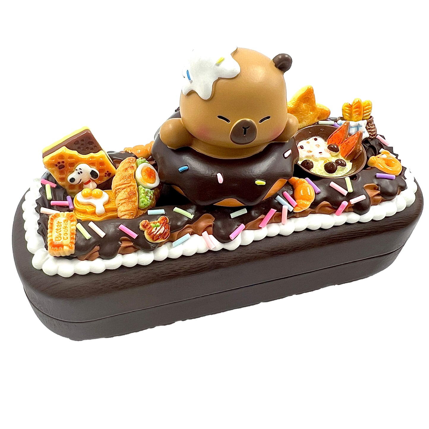 Glass Case - Kosbling Handmade - Cream Glue