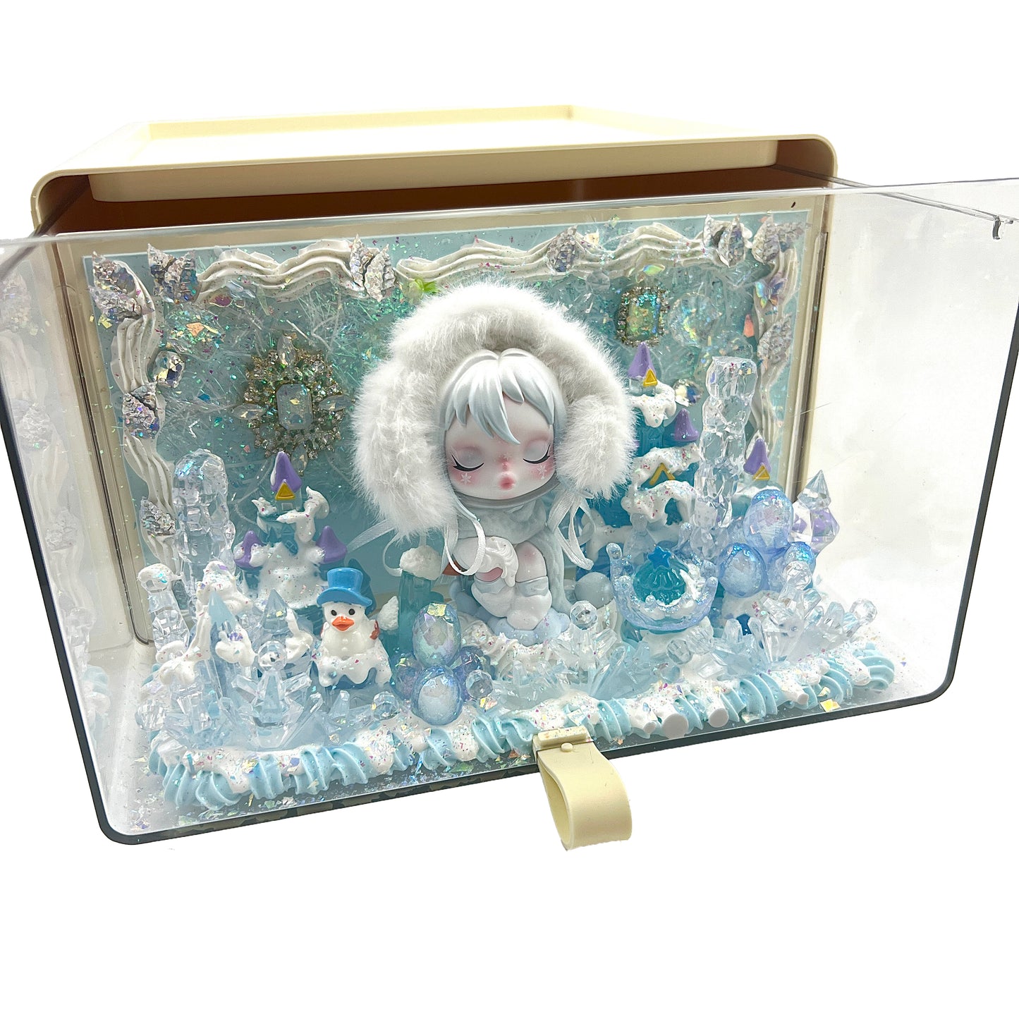 Doll Storage Drawer - Skullpanda Tell Me What You Want Series - Cream Glue