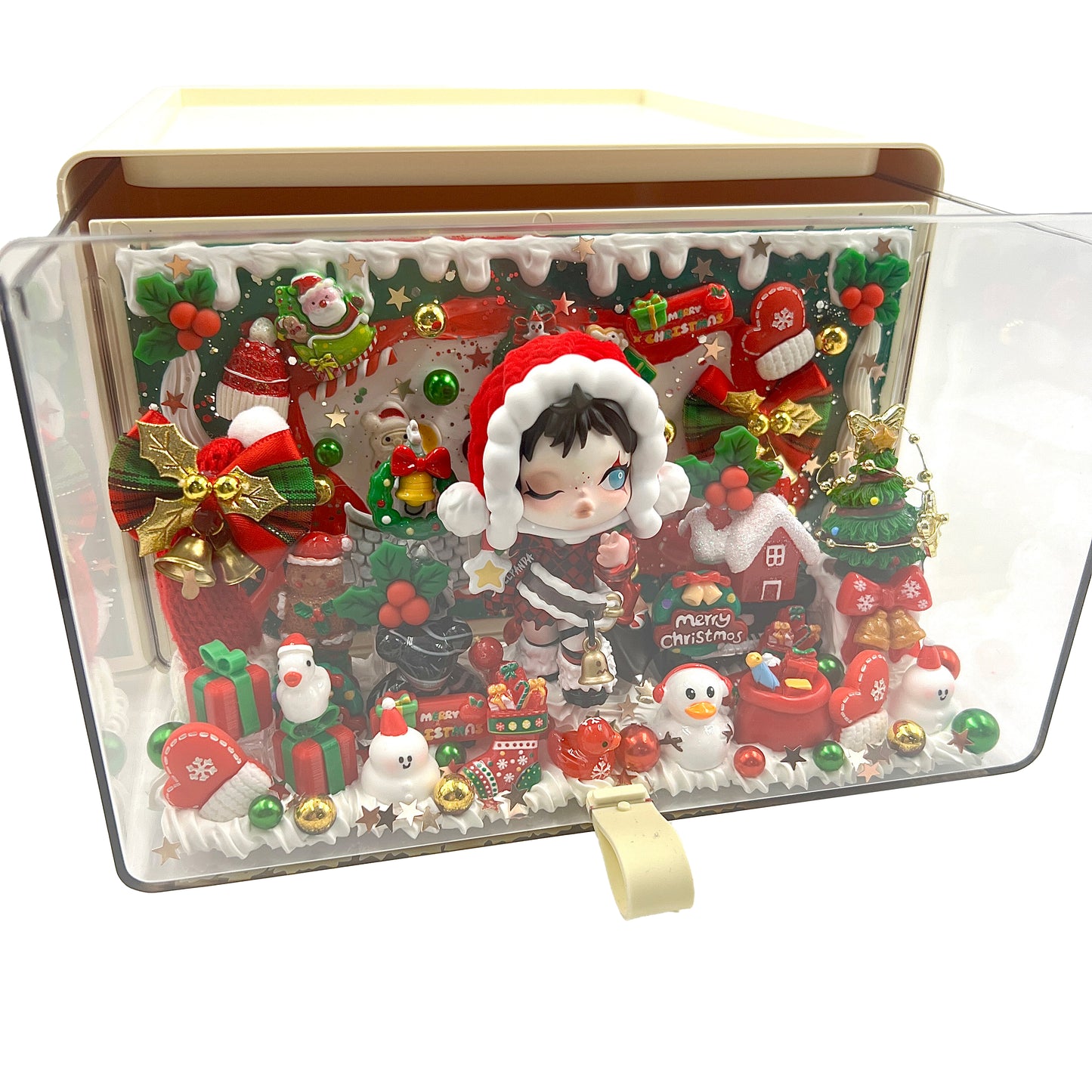 Doll Storage Drawer - Skullpanda Tell Me What You Want Series - Cream Glue