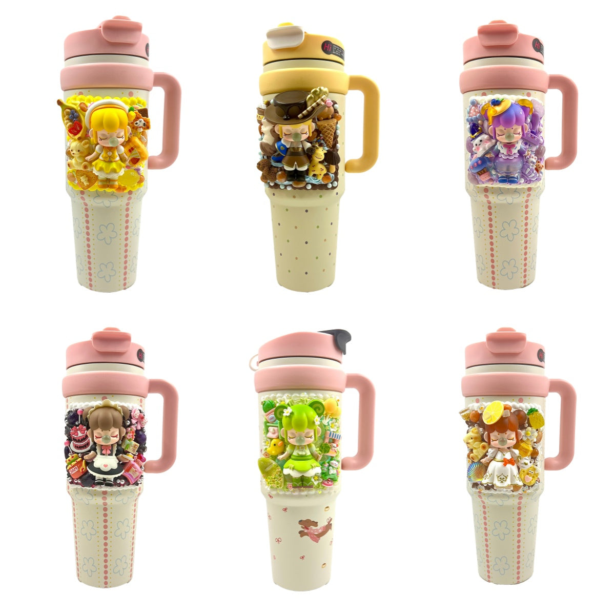 Handmade Doll Cup - Nanci Tea Time - Cream Glue