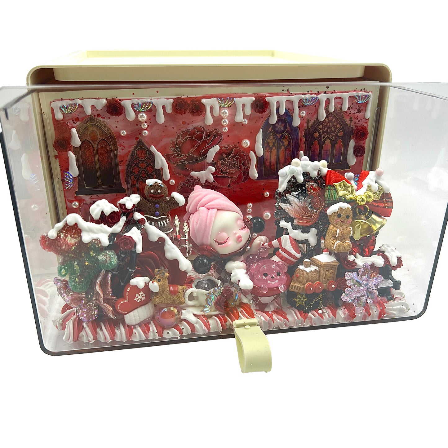 Doll Storage Drawer - Skullpanda Tell Me What You Want Series - Cream Glue