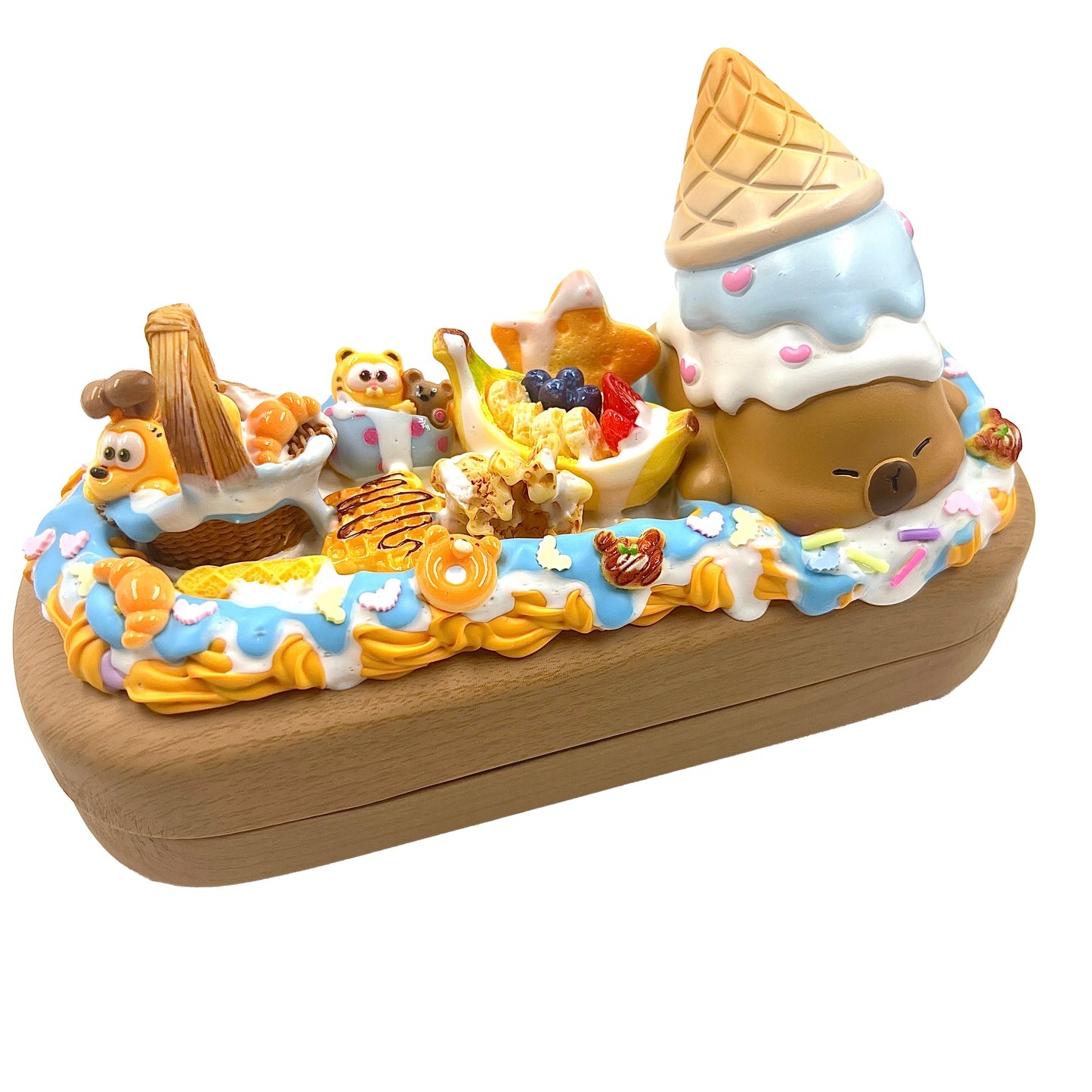 Glass Case - Kosbling Handmade - Cream Glue