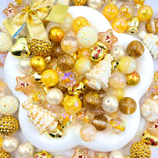 Oh Christmas Tree Beads Mix For Keychian Making(Miki)-BD