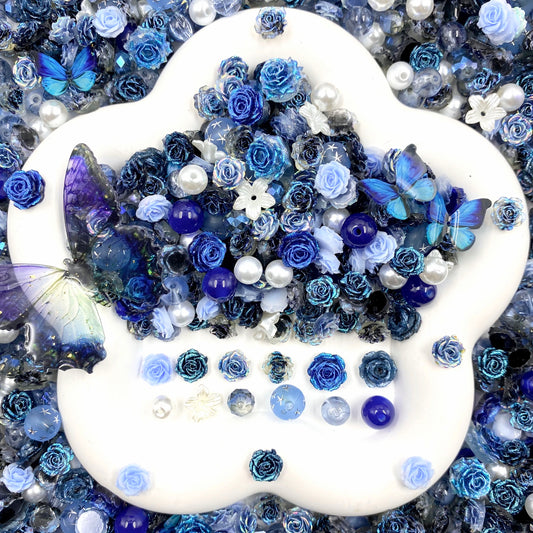 Indigo Flutter - Nail & Beads Mix-glow(miki)- NailC