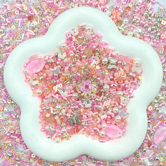 Pretty in Pink - Seed Beads Mix for Jewelry Making (Miki)-BD