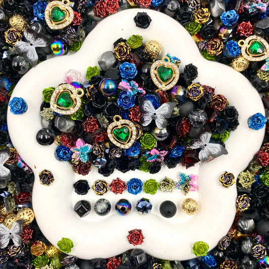 Obsidant Wealth Nail & Beads Mix-glow(miki)- NailC