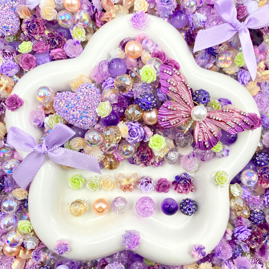 Violet Daydream Nail & Beads Mix-glow(miki)- NailC
