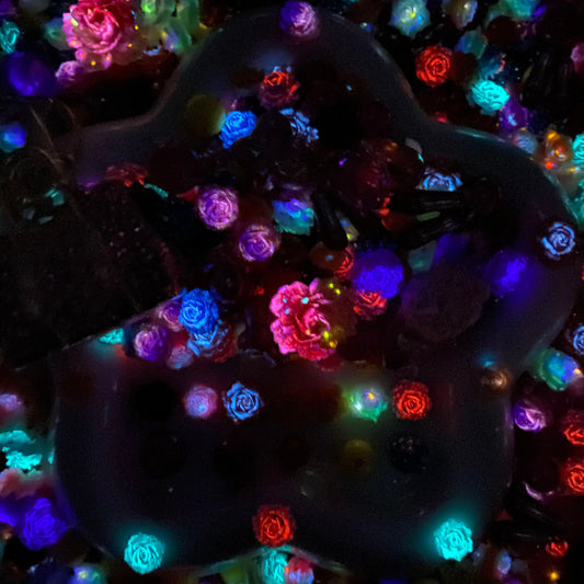 Rainbow Dazzle-Nail & Beads Mix-glow(miki)- NailC