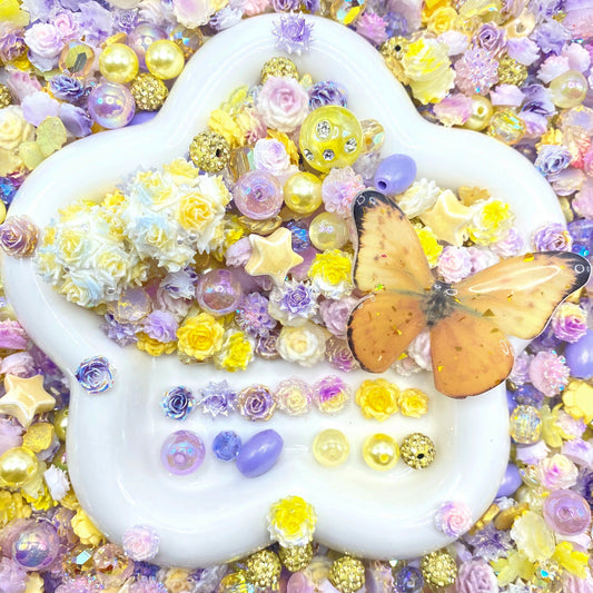 Lemon Kiss Nail & Beads Mix-glow(miki)- NailC