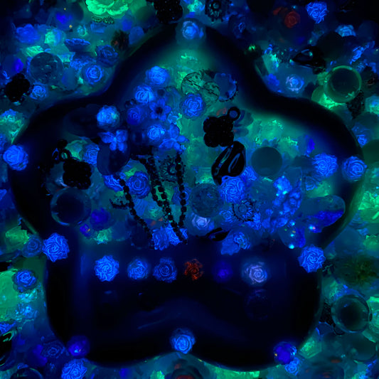 Water Garden - Nail & Beads Mix-glow(miki)- NailC