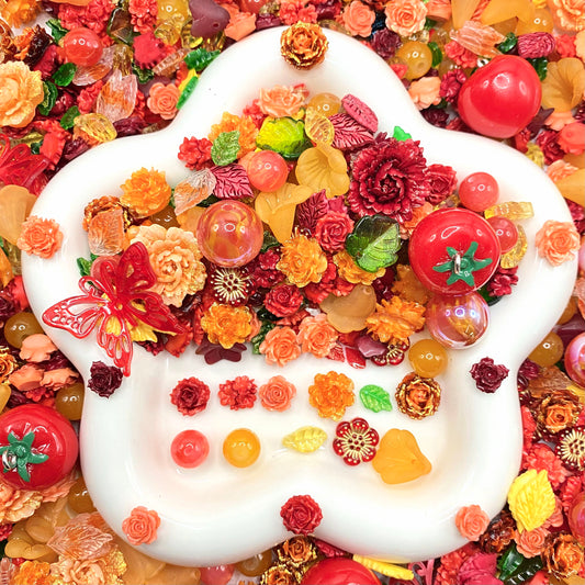 Salsa Sunrise - Nail & Beads Mix-glow(miki)- NailC