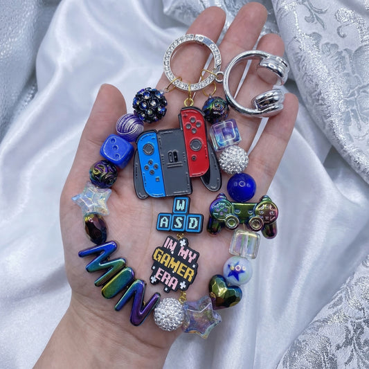 【Buy One Get One Equal Volume For Free】Games Beads Mix For Keychains(Miki)-BD