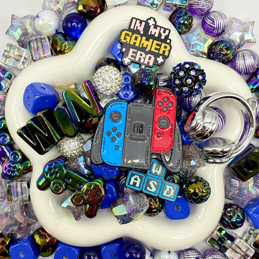 【Buy One Get One Equal Volume For Free】Games Beads Mix For Keychains(Miki)-BD