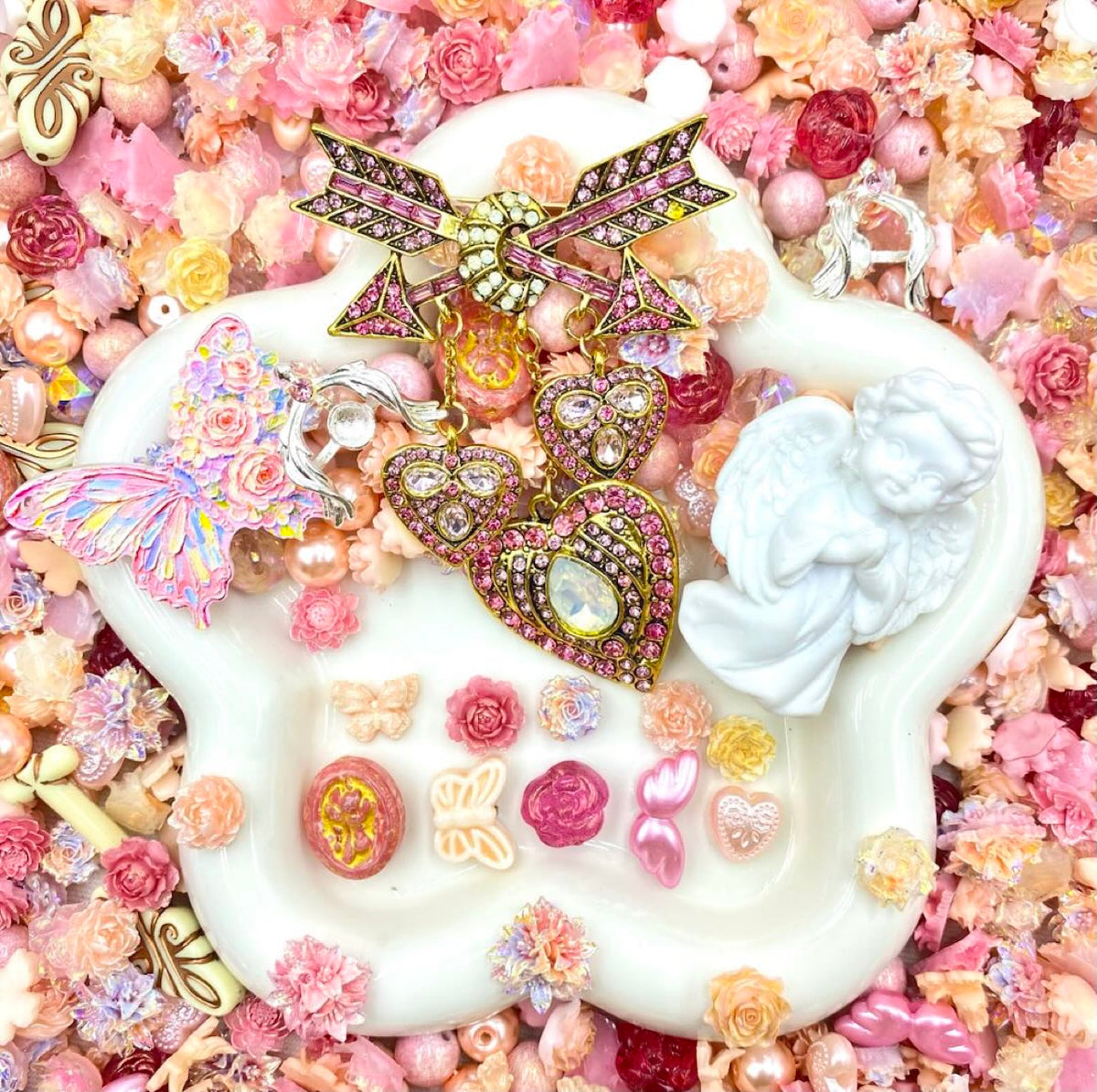 【Buy One Get One Equal Volume For Free】- DK04A - Nail & Beads Mix-glow(miki)- NailC 2