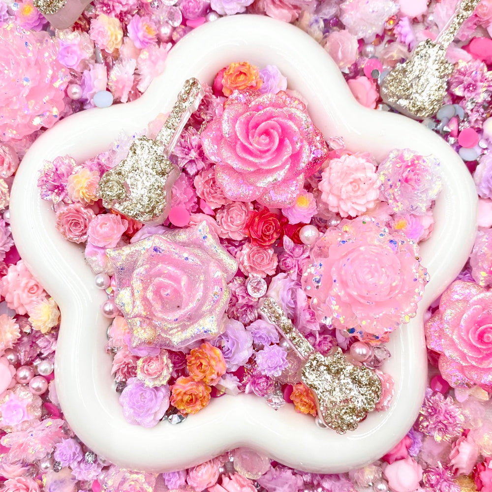 【Buy One Get Equal Volume for Free】- DK03B - Nail Charm+ Rose Mix-glow(Miki)- FC1 1