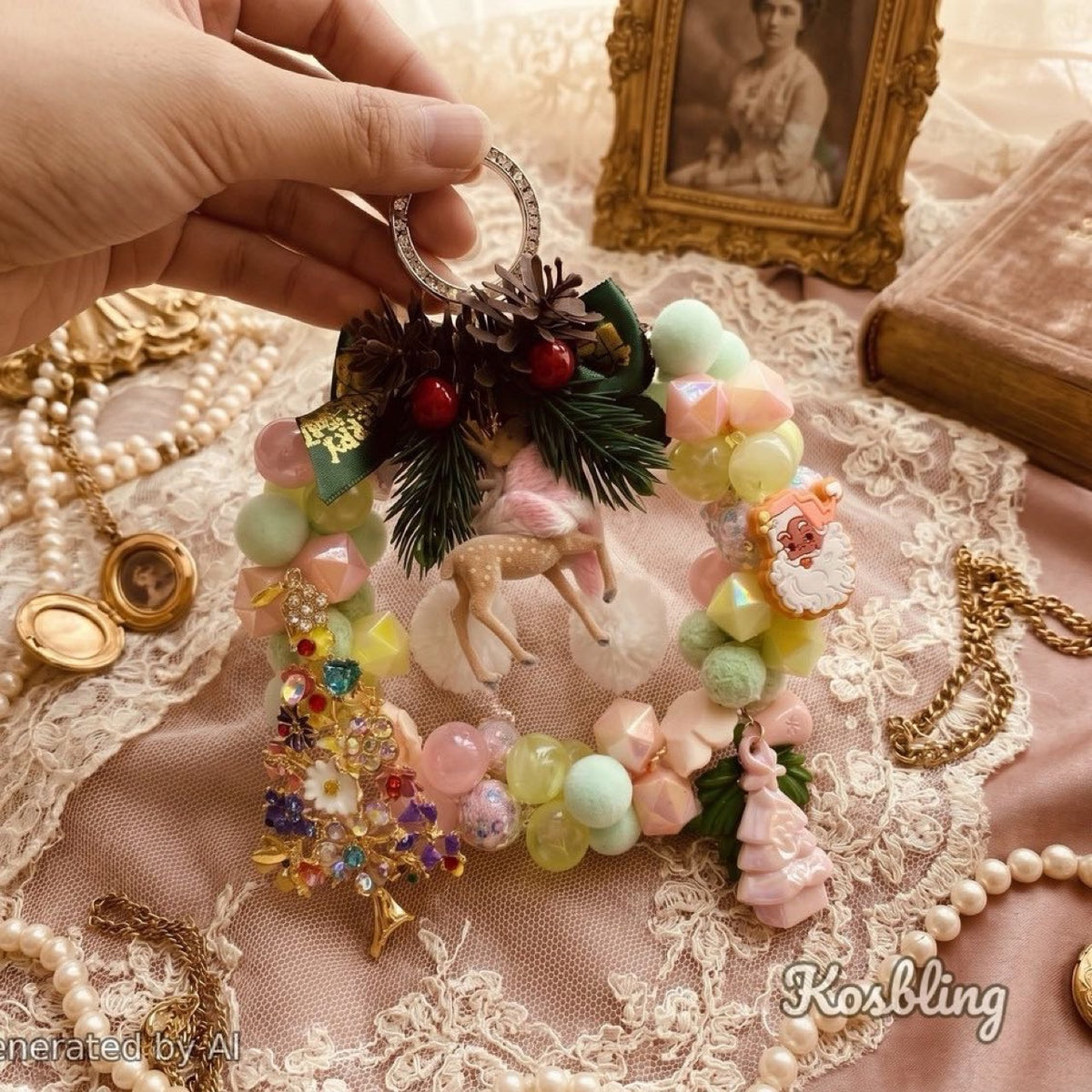【Buy One Get One Equal Volume For Free】- DK02B - Beads Mix for hanging ornament-BD 4