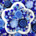 【Buy One Get Equal Volume for Free】- DK03B - Nail Charm+ Rose Mix-glow(Miki)- FC1 1